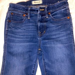 9inch Rise Madewell skinny Jeans